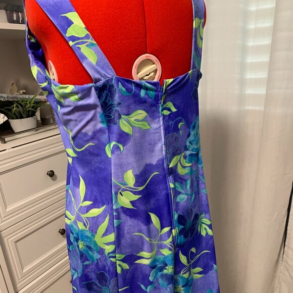 Homemade Blue Summer Dress - Picture 2 of 4